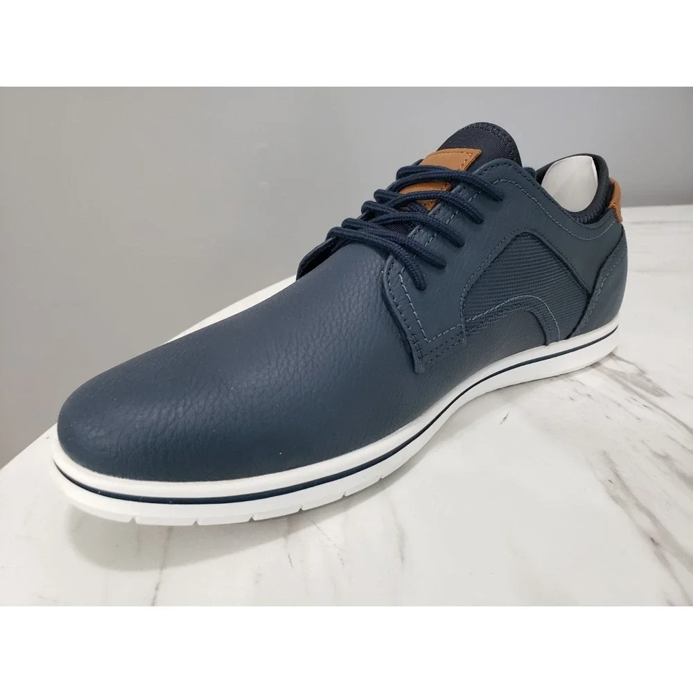 NEW NO BOX SIZE 7.5 MENS Aldo Drymos-001 NAVY BLUE Shoes Dress Sneakers Work